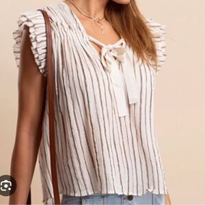 Ulla Johnson Bria Cream Top (0)